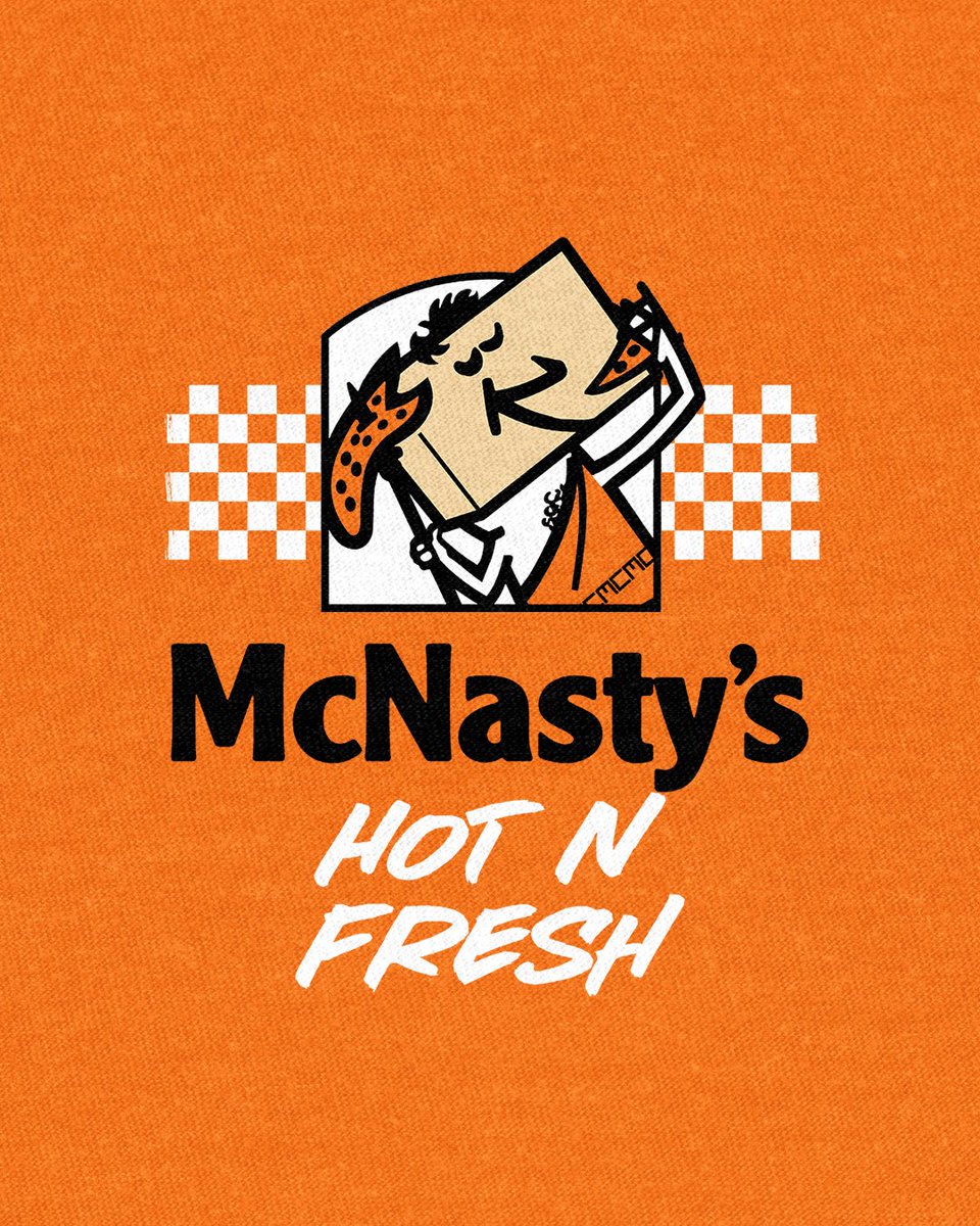 cor3ythomas's tweet photo. New fun parody design for @McNasty now available for a limited time.
#HotNFresh #merch #apparel #gamer #fashion #graphicdesign https://t.co/lUEzmKPDib