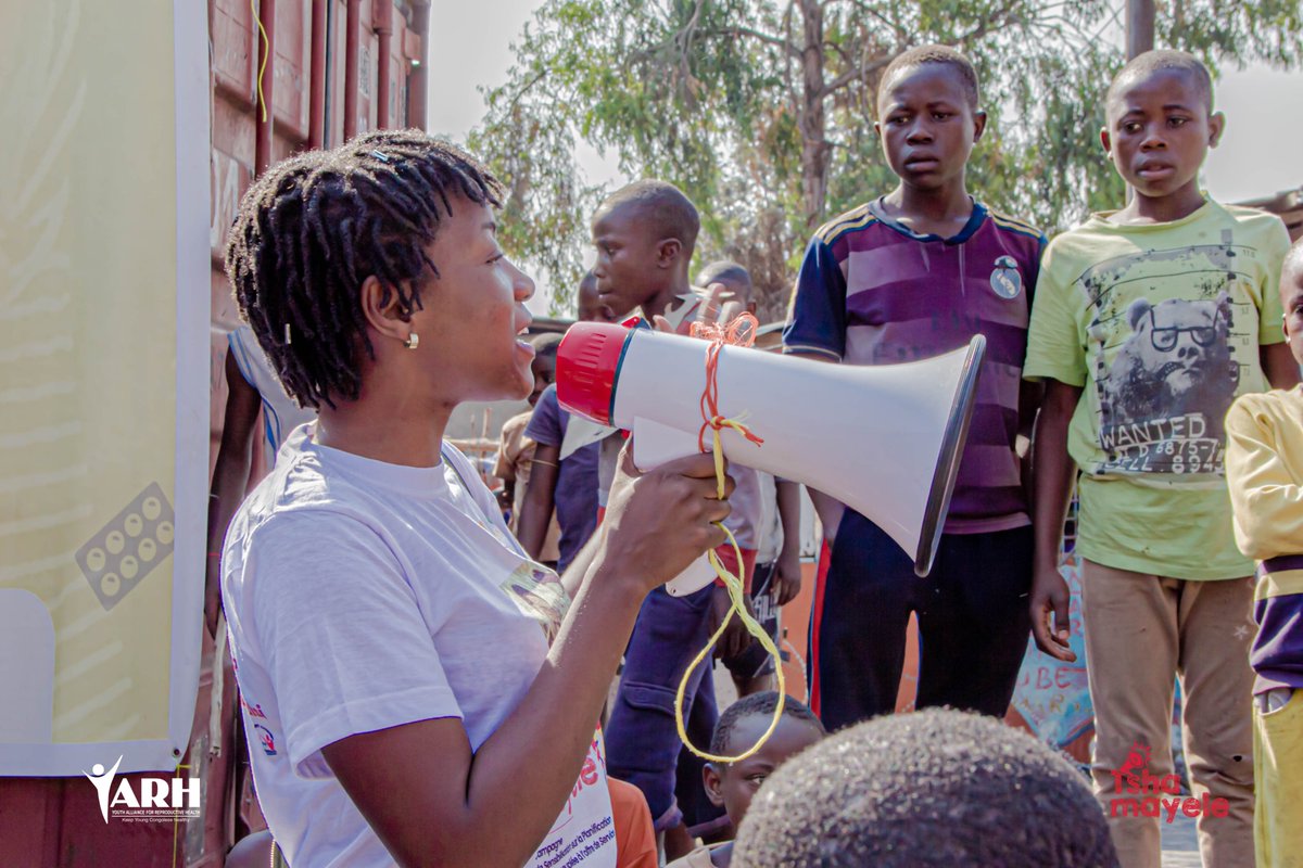 J2. La campagne #TshaMayele se poursuit. 

Bien que les adolescents &amp; jeunes craignent la grossesse non désirée, le VIH/SIDA et les IST, ils disposent des connaissances limitées sur la contraception et la prévention.

Les informations de #SSR doivent être envisagés pour tous. 1/3