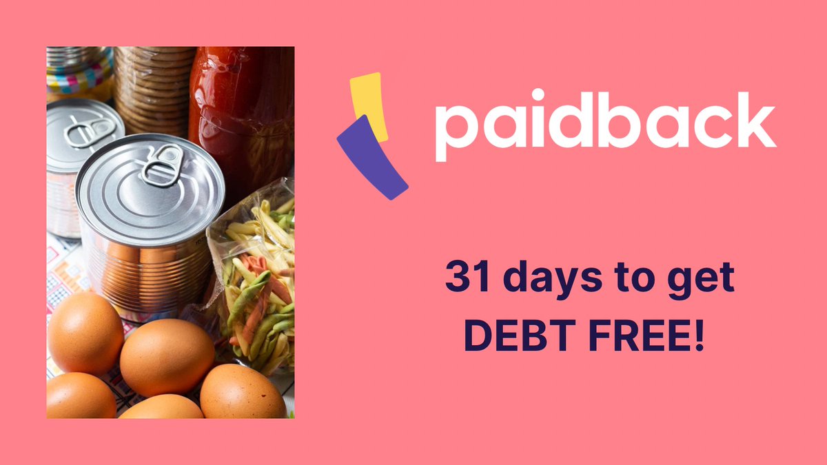 paidbackapp's tweet photo. August 25: Look at your pantry and figure out a way to use the items that have been sitting around — did you know that Americans throw away 30-40% of their food supply because it gets old? #getdebtfree https://t.co/rQhr2T6WJ8