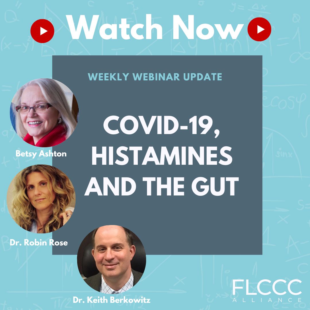 Honest_Medicine's tweet photo. Did you miss yesterday’s webinar, ‘COVID-19, Histamines and the Gut’ with Dr. Keith Berkowitz and Dr. Robin Rose? Watch Now and Share:
https://t.co/sbICDVZ9iP
#FLCCC #DrKeithBerkowitz #DrRobinRose #COVID19 #guthealth #histamines #microbiome https://t.co/U1Zm6Dt3Ut