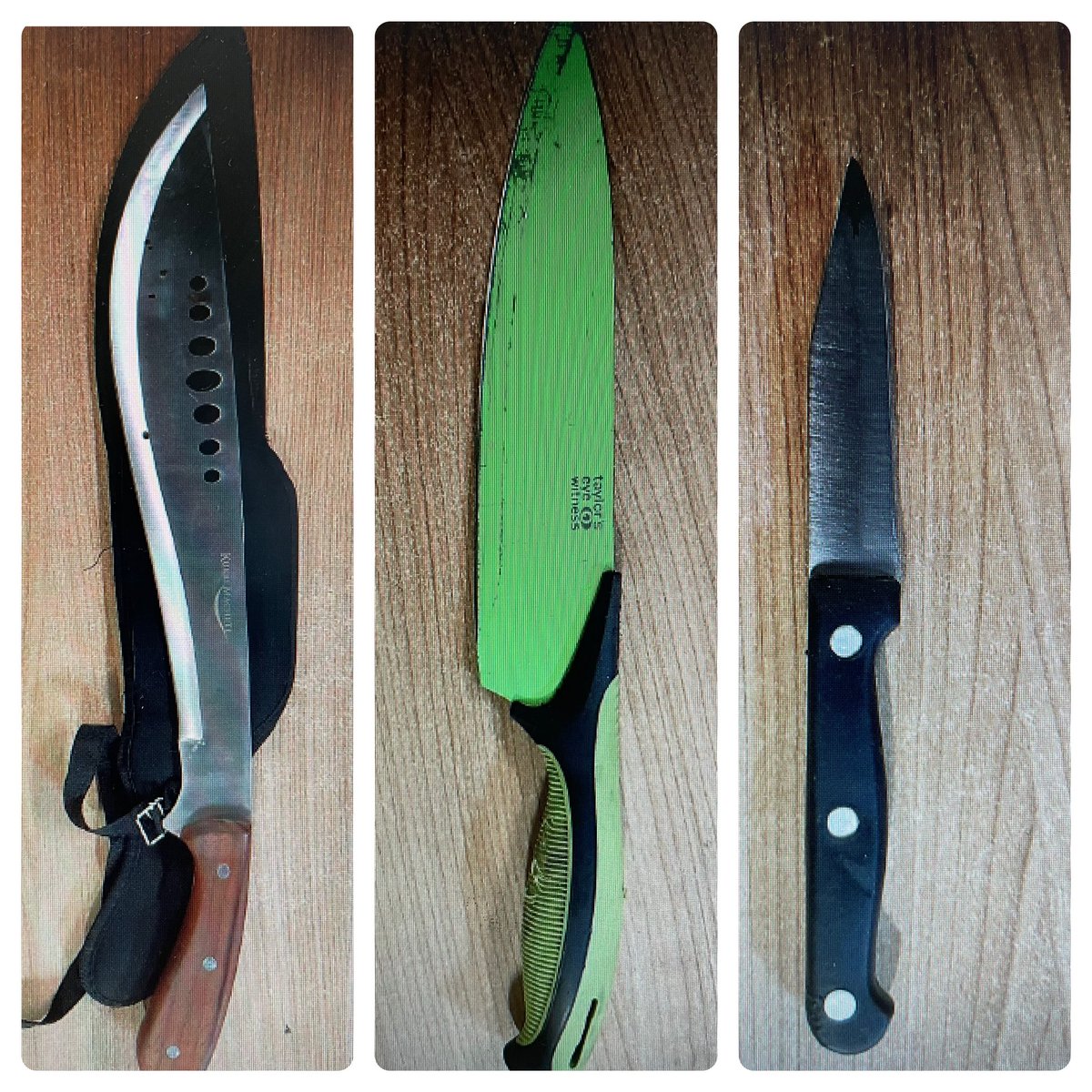 WYP_OpJemlock's tweet image. Proactive policing &amp;amp; stop search is vital in removing weapons like these off the streets. #Jemlock #NotoKnives