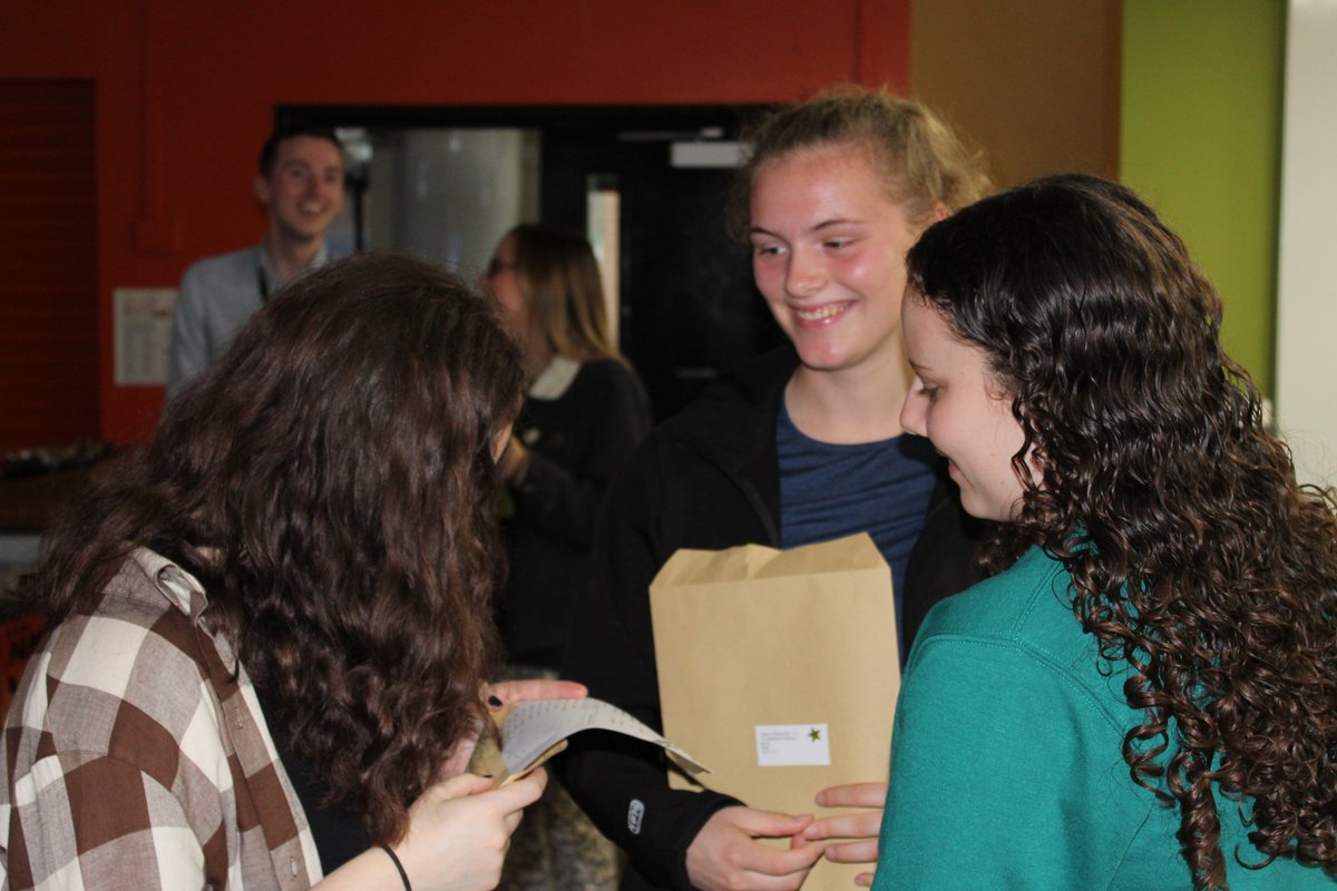 SandySecondary's tweet photo. Celebrating GCSE successes with our year 11 students this morning #congratulations #examsuccess https://t.co/5Xd8yiFs4L