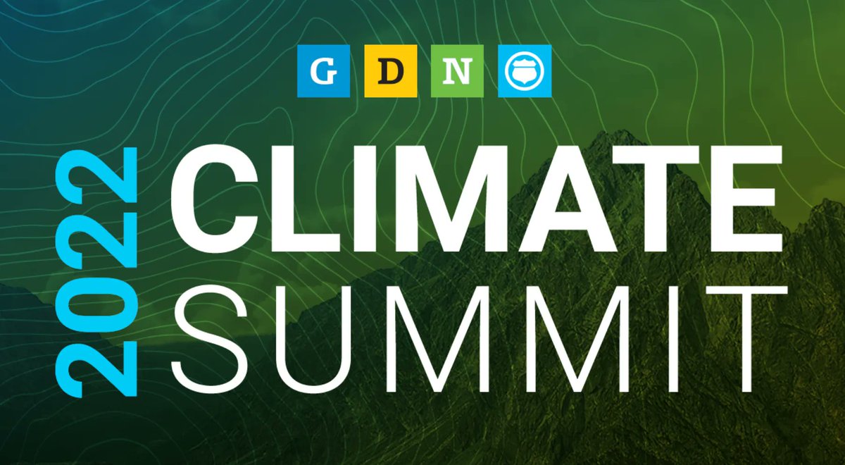 DefenseOne's tweet photo. STARTING NOW at #CLIMATESUMMIT22: Join @DefenseOne and all of @GovExec for a panel on "Turning the Page: A New Age of Climate Policy." TUNE IN HERE: https://t.co/50MGD21sdk https://t.co/Zpo6iZmARV