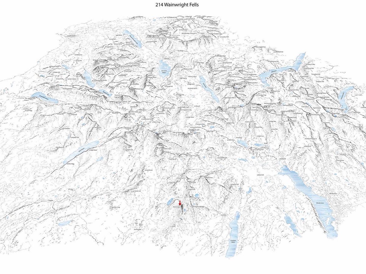 Dow Crag, the most southerly of the 214 Wainwright’s.
@glocky9 @CumbriaWeather @cumbriatourism @GoLakesTravel @lakedistrictnpa @lakedistrictart @HeatonCooperArt @cumbriatourism @keswickbootco #dowcrag #wainwrights #hikingadventures #LakeDistrict