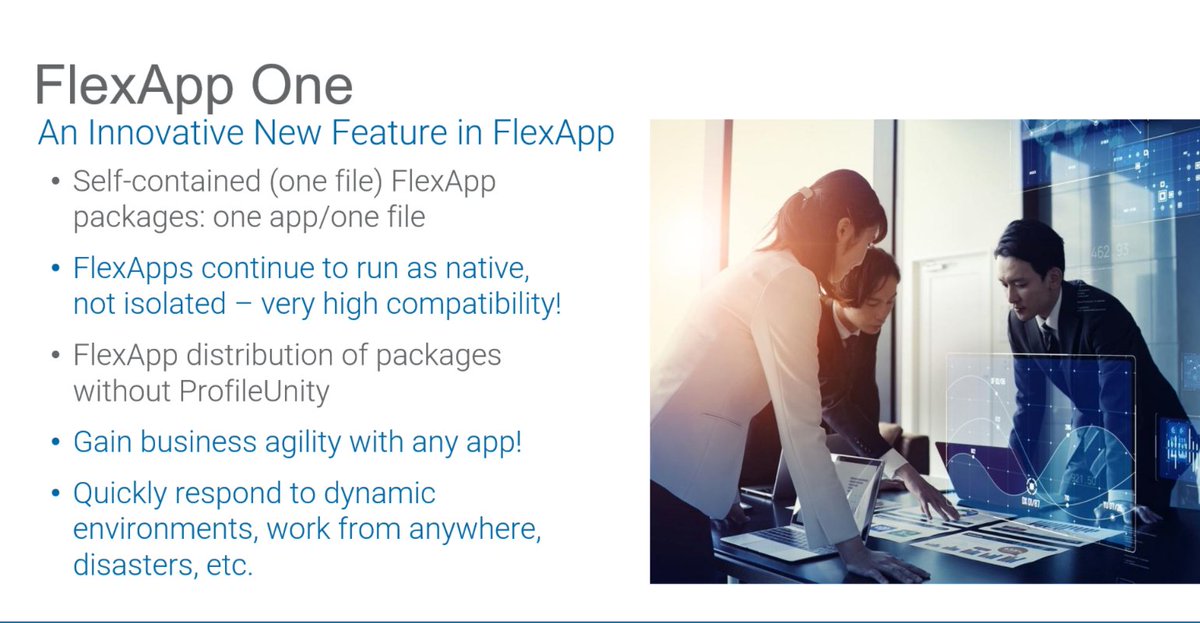 molikop's tweet photo. #ProfileUnity has #FlexApp but there is also FlexApp One to run an app as a single file, think of provisioning apps for physical workstations with Intune or WorkspaceONE @Liquidware https://t.co/NBM5ZajRVU
