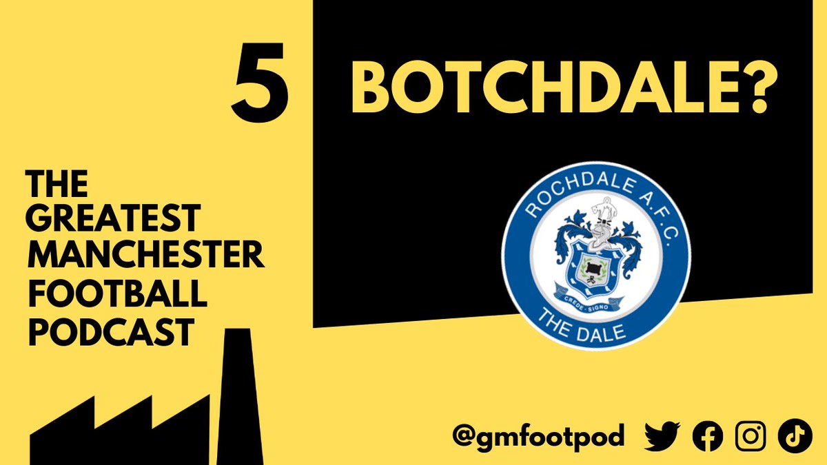 gmfootpod's tweet photo. What's going on at Rochdale? First hostile takeover attempts and now starting the season like Oldham. Could it end up the same way? Join us tonight as we talk to Tom to find out...#oafc #raafc #stockportcounty #bwfc #scfc #wafc #mufc #mcfc #gmfootpod
https://t.co/ZZ9iMHMHTO https://t.co/8auaLhmqUN