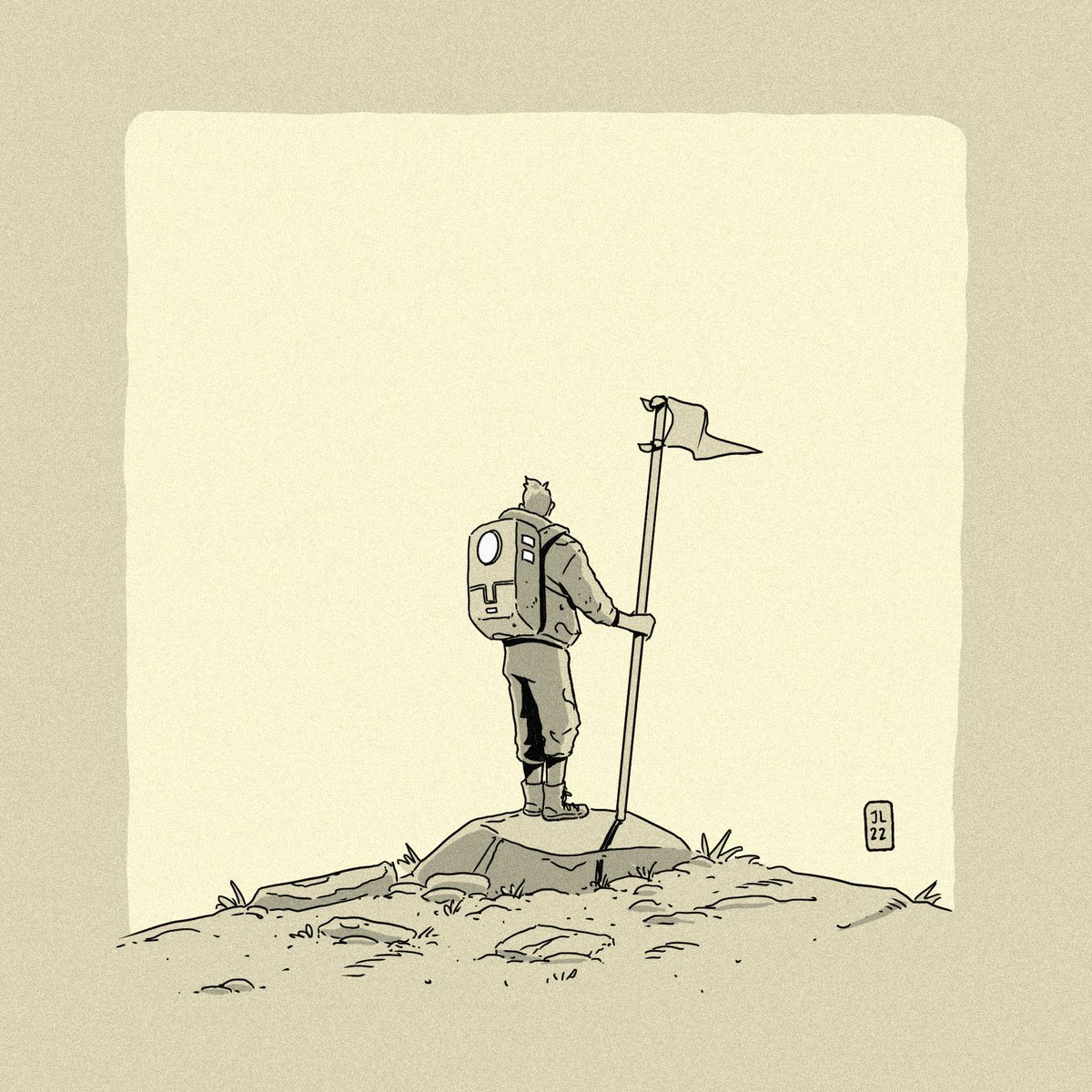 Qapryy's tweet photo. Scooped up this GM piece by @notjohnlestudio had to get my hands on something of his https://t.co/J1Wc9WR74G