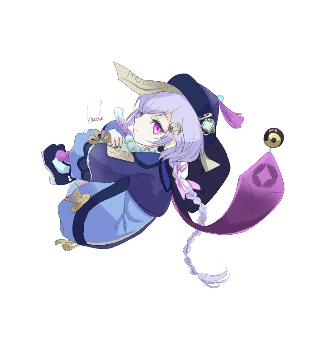 七七|ナナ(原神) 「34 」|楓のイラスト