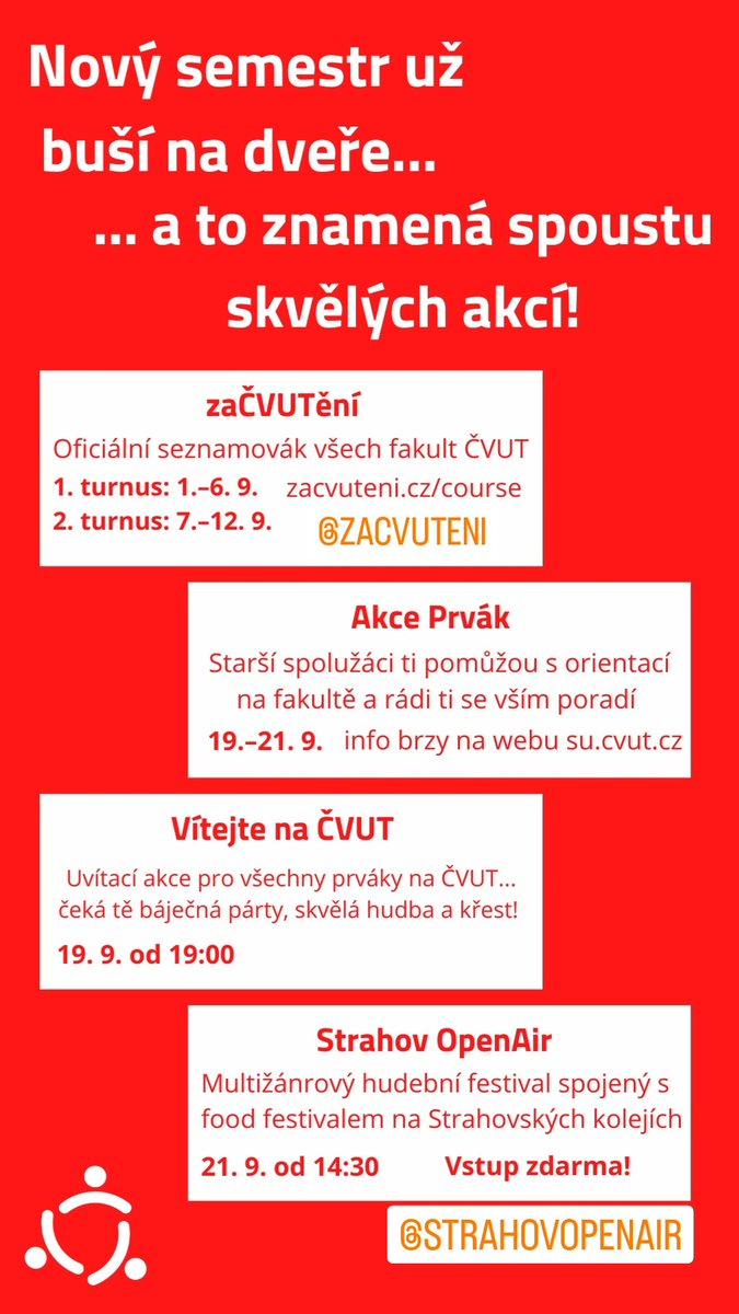 Studentská unie ČVUT tweet media