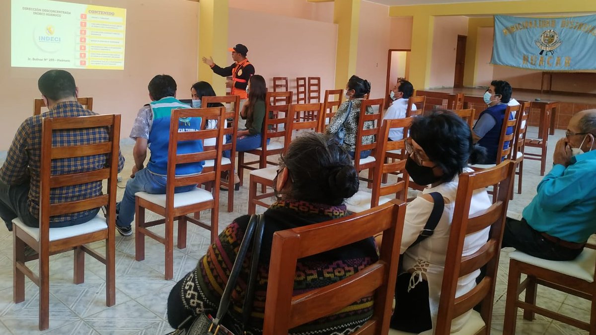 indeciperu's tweet photo. ✅#INDECI, a través de su Dirección Desconcentrada en #Huánuco, brindó asistencia técnica a los gobiernos locales de #Colpas, #Huácar y #Cayna, provincia de #Ambo, en lineamientos del #SINAGERD, #Fondes y herramientas para la Gestión del Riesgo de Desastres en sus distritos.💪🇵🇪 https://t.co/2ZMrjG5x54