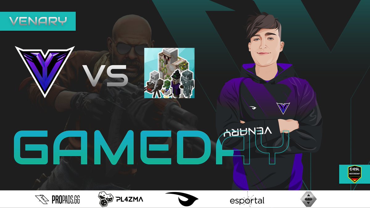 VenaryEU's tweet photo. It's time for the second game for our Youngster Team tonight!🫡

🏆 #ESLMeisterschaft Season Herbst - Div. 4
🆚 #5MMB
⏰ 21:00 CEST
🎙️ @Penchy8 
📺 https://t.co/TejfZAFIhJ

Should be a easy 2:0... right?🧐

#Gameday #Matchday #ESports #CSGO https://t.co/fRISI0FH91