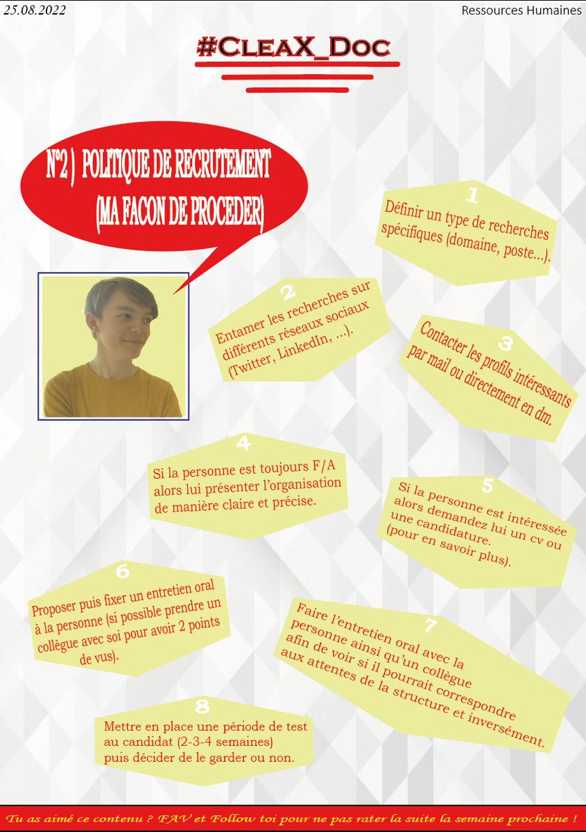 cleax_esteban's tweet photo. [|_ 🔺 #CleaX_Doc N°2🔺 _|] 

Voici le N° #2 de mon concept éducatif et explicatif.

Beaucoup de gens négligent l'importance d'un bonne politique de recrutement..., je vais y remédier !👈👊

N°3 ➡️ Semaine prochaine 

#FYP #eSport #quality #webSPELLasHELL🔵⚪️ https://t.co/4XbbYsFswJ