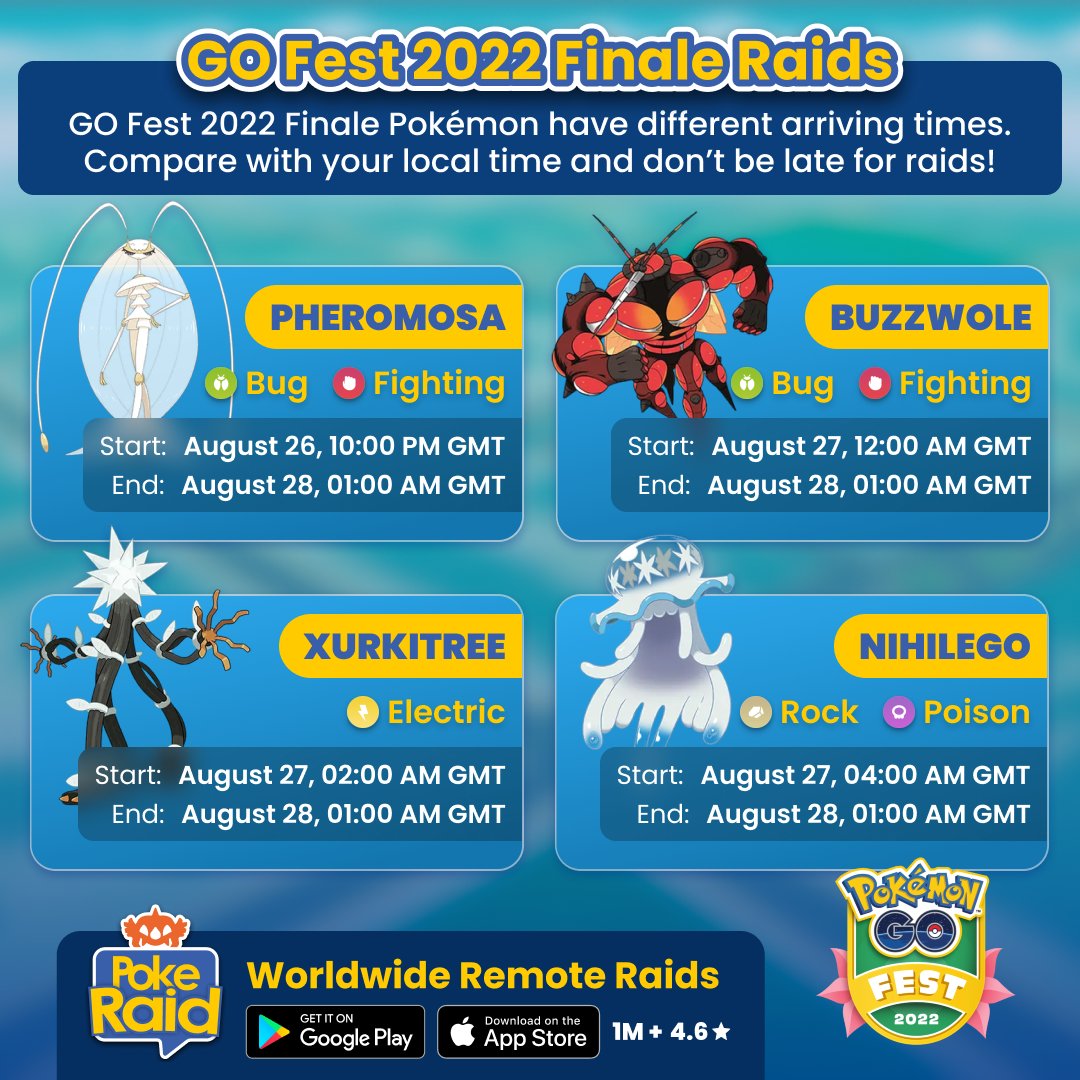 Pokémon GO Fest Returns Starting June 2022