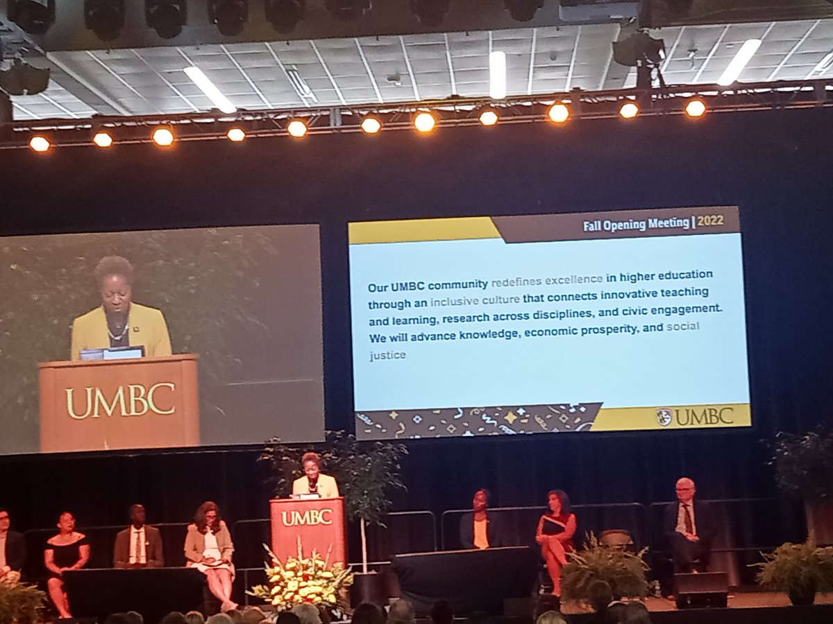 DARAMOLA ADEBOLA (@daramolabola) on Twitter photo #UMBCwelcome
<a href="/UMBC/">UMBC</a> President Valerie Sheares Ashby emphasize the campus welcomes inquisitive minds from all works of life. #UMBCwelcome
<a href="/UMBC/">UMBC</a> President Valerie Sheares Ashby emphasize the campus welcomes inquisitive minds from all works of life.