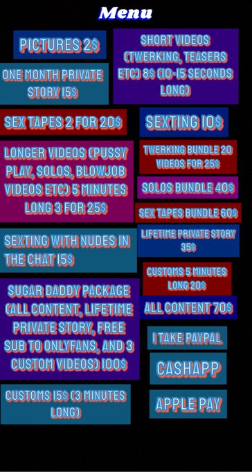 Don&rsquo;t just sub to my onlyfans but buy some content❤️ I&rsquo;m the baddest b!tch that will make you cum💦ass<a href="/tag/findom"class="tags"><span>#findom</span></a><a href="/tag/cashapp"class="tags"><span>#cashapp</span></a><a href="/tag/onlyfansgirl"class="tags"><span>#onlyfansgirl</span></a><a href="/tag/onlyfansbabe"class="tags"><span>#onlyfansbabe</span></a><a href="/tag/onlyfanspromo"class="tags"><span>#onlyfanspromo</span></a>