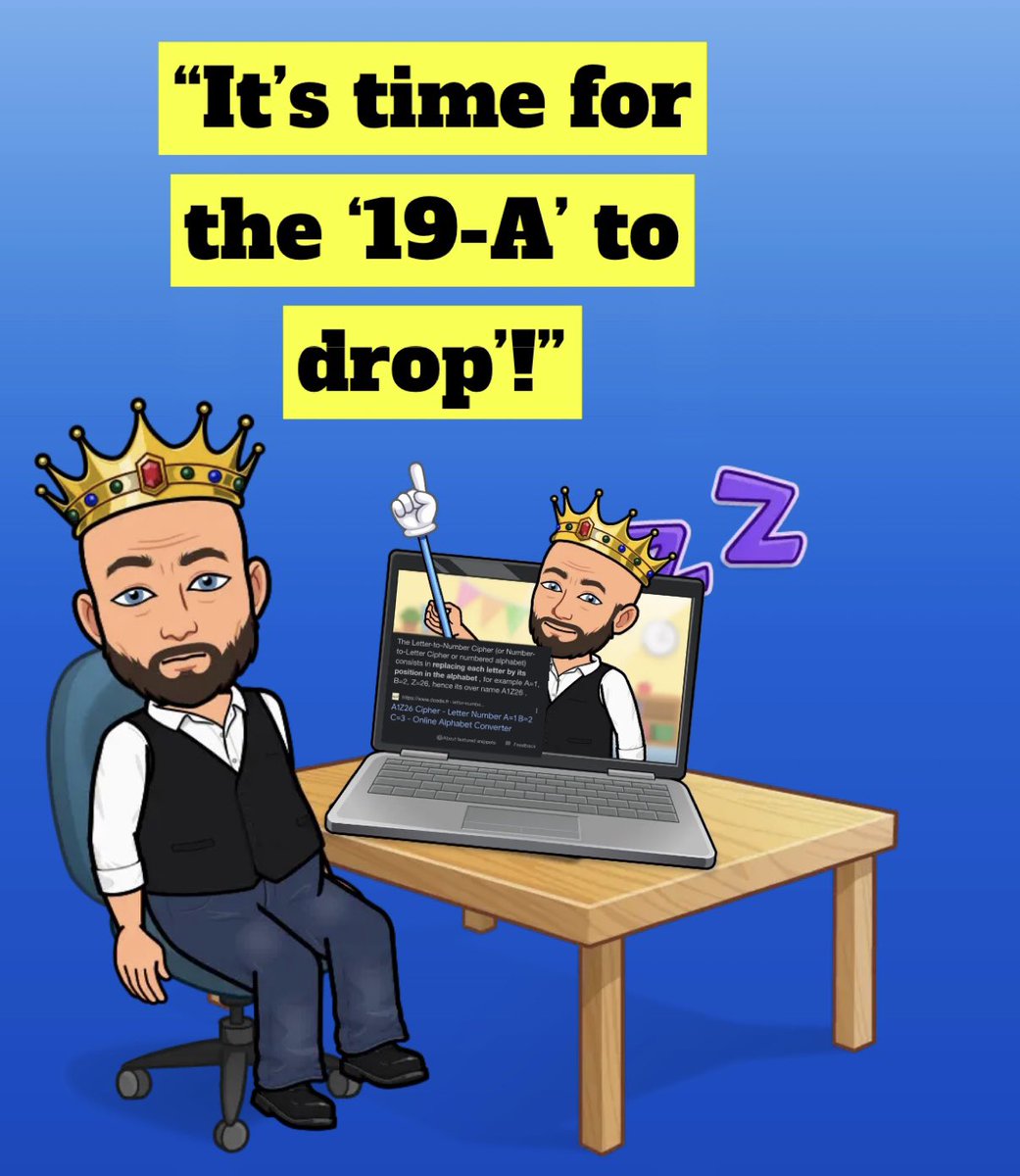 BigMasterDaddy's tweet photo. “It’s time for the ‘19-A’ to drop!” $MMAT $MMTLP #THINGS2DROP vs. #DROPPINGTHINGS … #NOMOREDELAYS https://t.co/h7b85P9TQ3