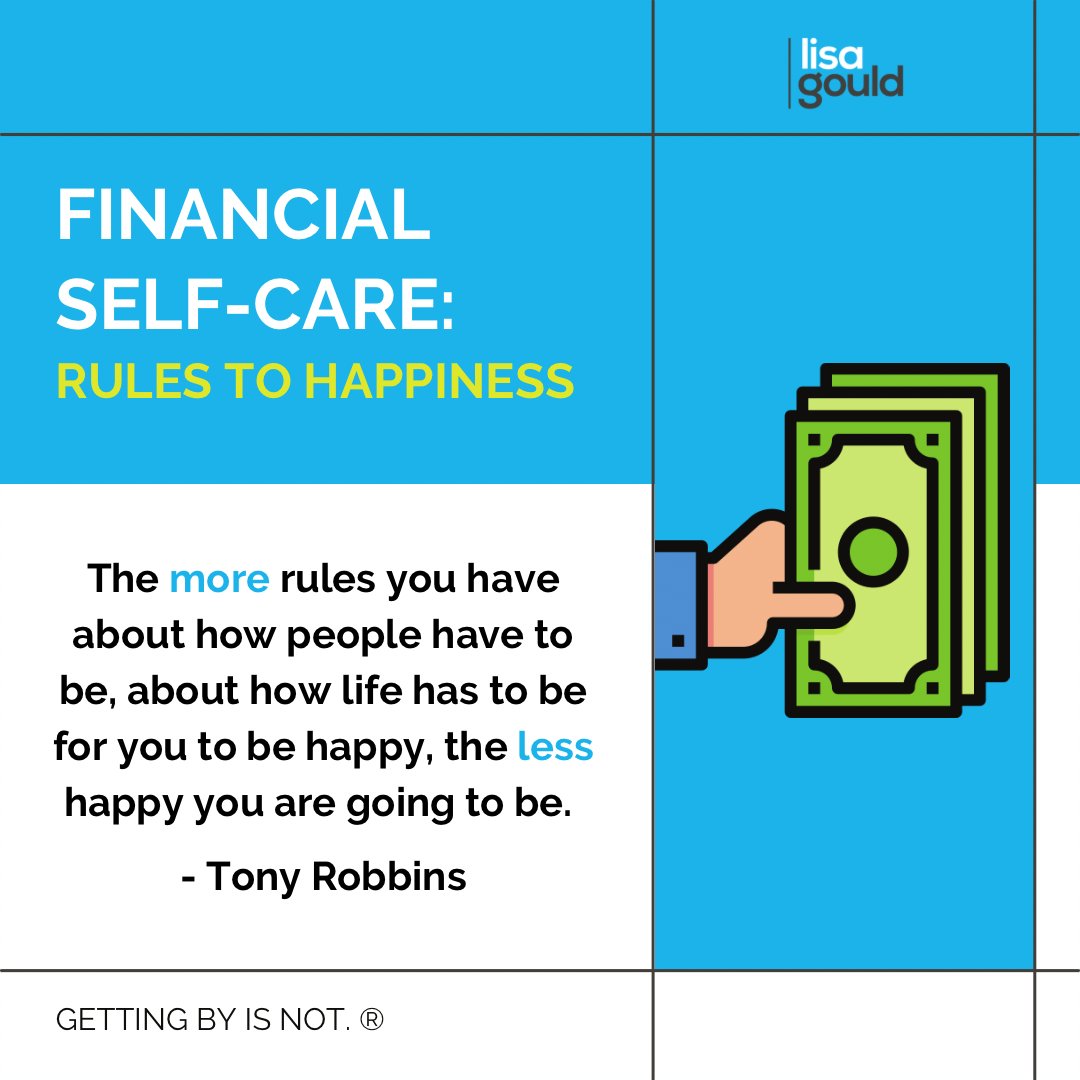 TheLisaGould's tweet photo. #MindfulLiving #PersonalFinance #LisaGould #GettingByIsNot #SelfCare #SmallBusinessOwner #Money #LawOfAttraction #FinancialSelfCare #TonyRobbins https://t.co/27uloaBwS6