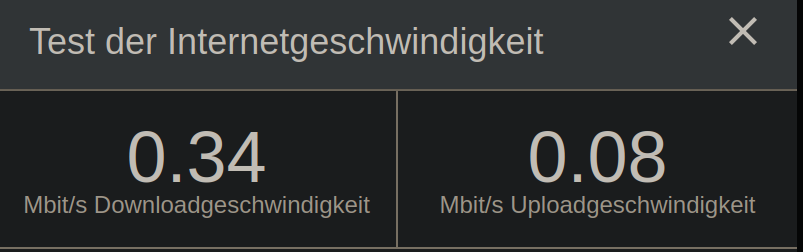 "Uh geil auf meiner 7 Stunden Busfahrt gibt es Internet."
Das Internet: