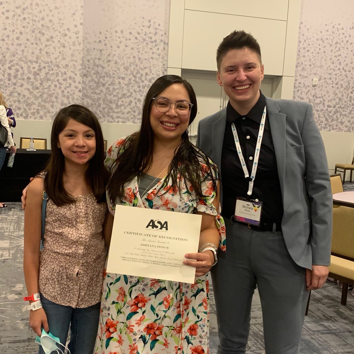 soc_adriana's tweet image. ASA Sally Hacker Paper Award 🥳 with committee chair @michelamusto #ASA2022 @ASASexandGender