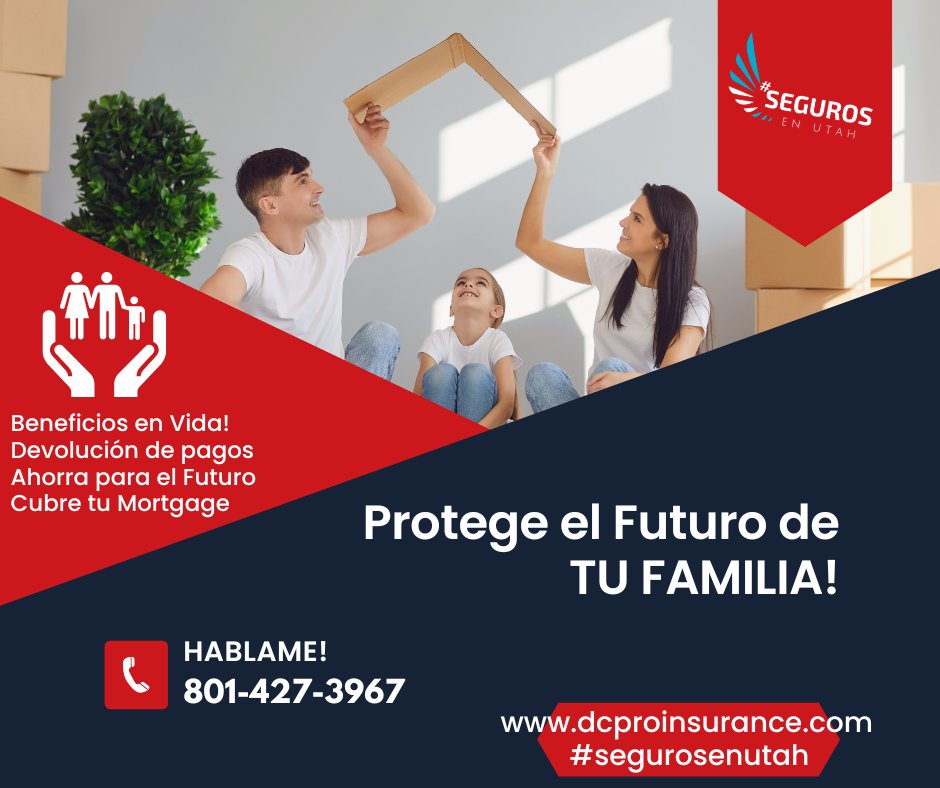 dcproinsurance's tweet photo. No se trata de comprar un producto se trata de el FUTURO de TU FAMILIA!! https://t.co/RrtKmmciFk