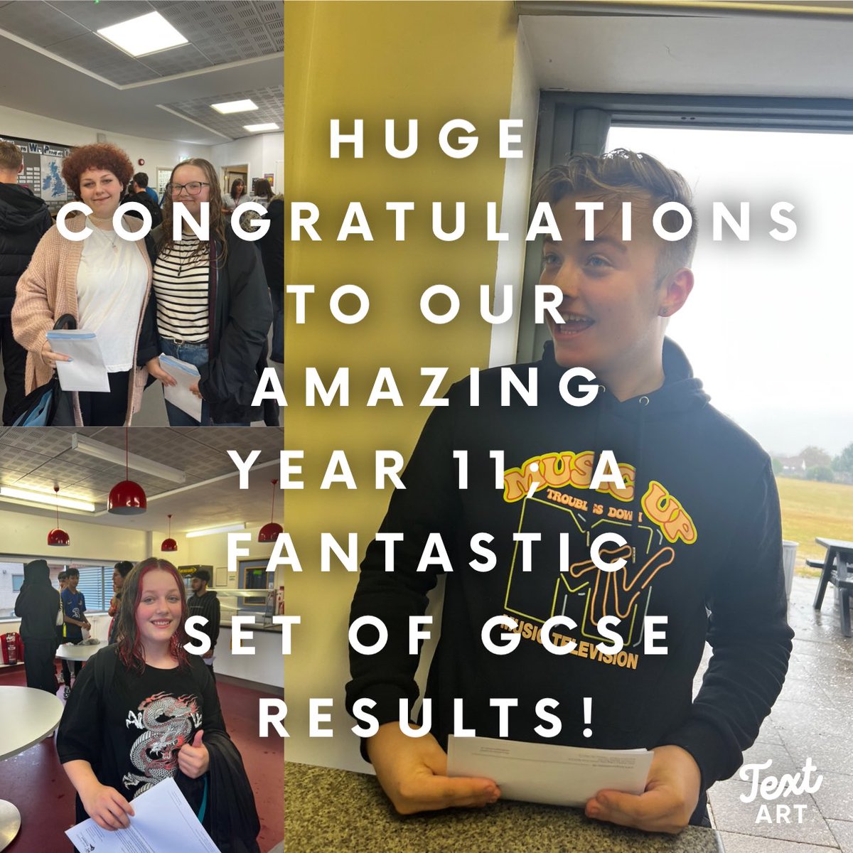 kaprospect's tweet photo. We’re delighted with the fabulous results our brilliant Year 11 students achieved; congratulations to each and everyone of you for your determination, resilience and sheer hard work! Very proud of you! #aspirebelieveachieve #prideinprospect https://t.co/7aTXQYf2dL @KGAcademies https://t.co/tZjyMjcHQW