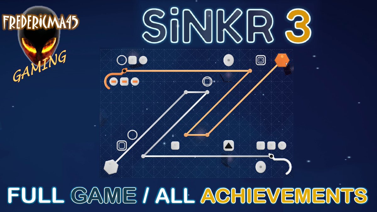 SINKR 3 a Minimal Puzzle Game by <a href="/robertwahler/">Robert Wahler</a> is out this day on <a href="/Steam/">Steam</a> !
Let's exercise our brains 🧠🤔

🎦 video of the full game here ⬇️
youtube.com/watch?v=_ftZfJ…

#SiNKR3  
store.steampowered.com/app/1705580/Si…