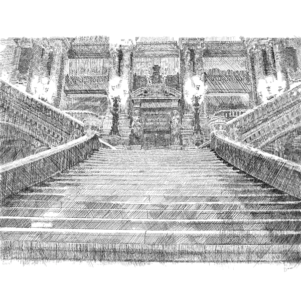 StudioDodd's tweet photo. New artwork for sale! - "Steps of The Paris Opera" - https://t.co/9bfMOOD1pN @fineartamerica https://t.co/w5CrGJpcZF