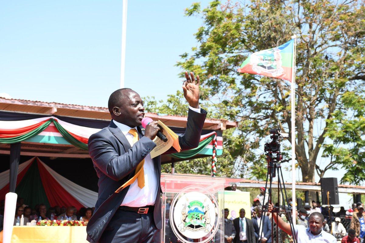 Laikipia_health's tweet photo. Newly inaugurated Govenor @GVNJoshuaIrungu emphasised healthcare as a core priority of his second term, as he addressed Laikipians at his swearing in ceremony earlier today https://t.co/GBCoHn5glL
