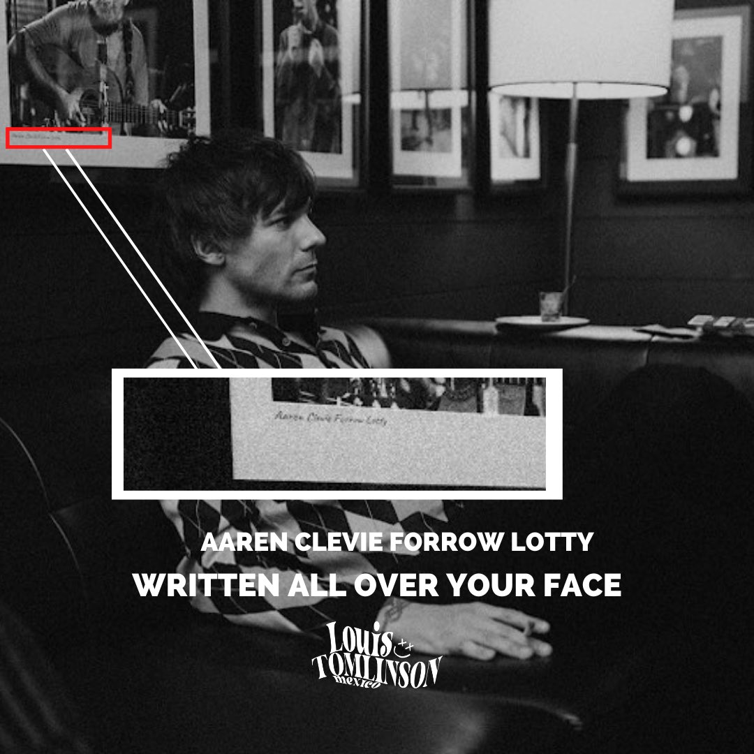 LTMexicoTour's tweet photo. 📣| Al parecer las fotos en la comunidad de YouTube de @Louis_Tomlinson ocultan el nombre de las canciones el nuevo álbum, solo que las letras están en desorden 👀 

1. Written All Over Your Face 
2. Chicago
3. Lucky Again
4. That's The Way Love Goes https://t.co/Mbdx8ytZNo