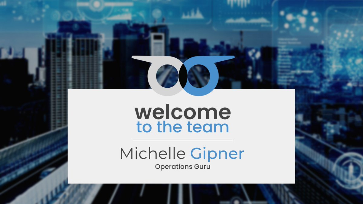 Welcome Michelle Gipner!  

Michelle brings a background in Administrative &amp; Professional Support as well as teaching.  We look forward to leveraging her diverse skillset within our internal organization.  
"I love working with all the people at Owl, we have so much fun!"