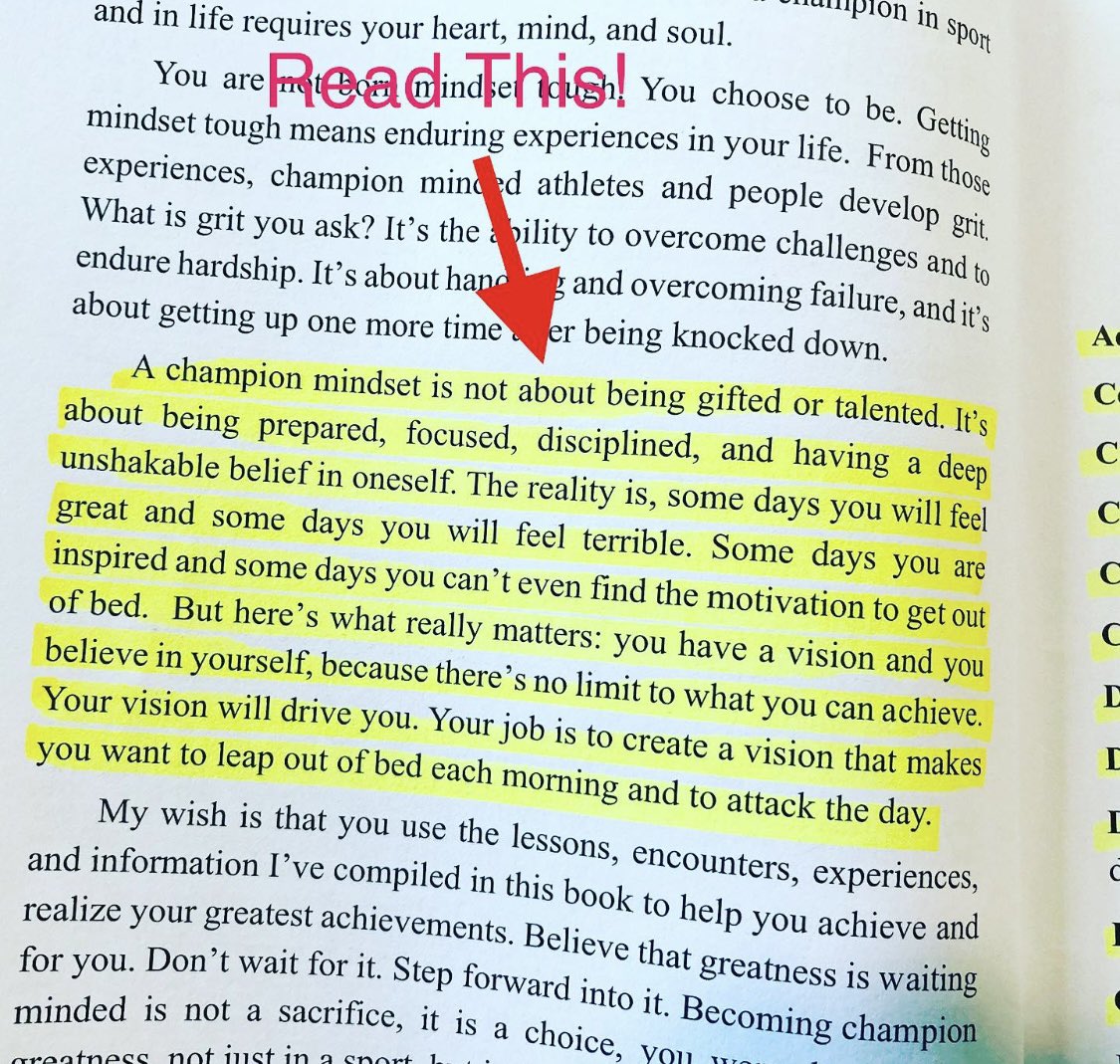 Read this👇
Champion Minded: Achieving Excellence in Sports and Life a.co/d/aeS7QBC