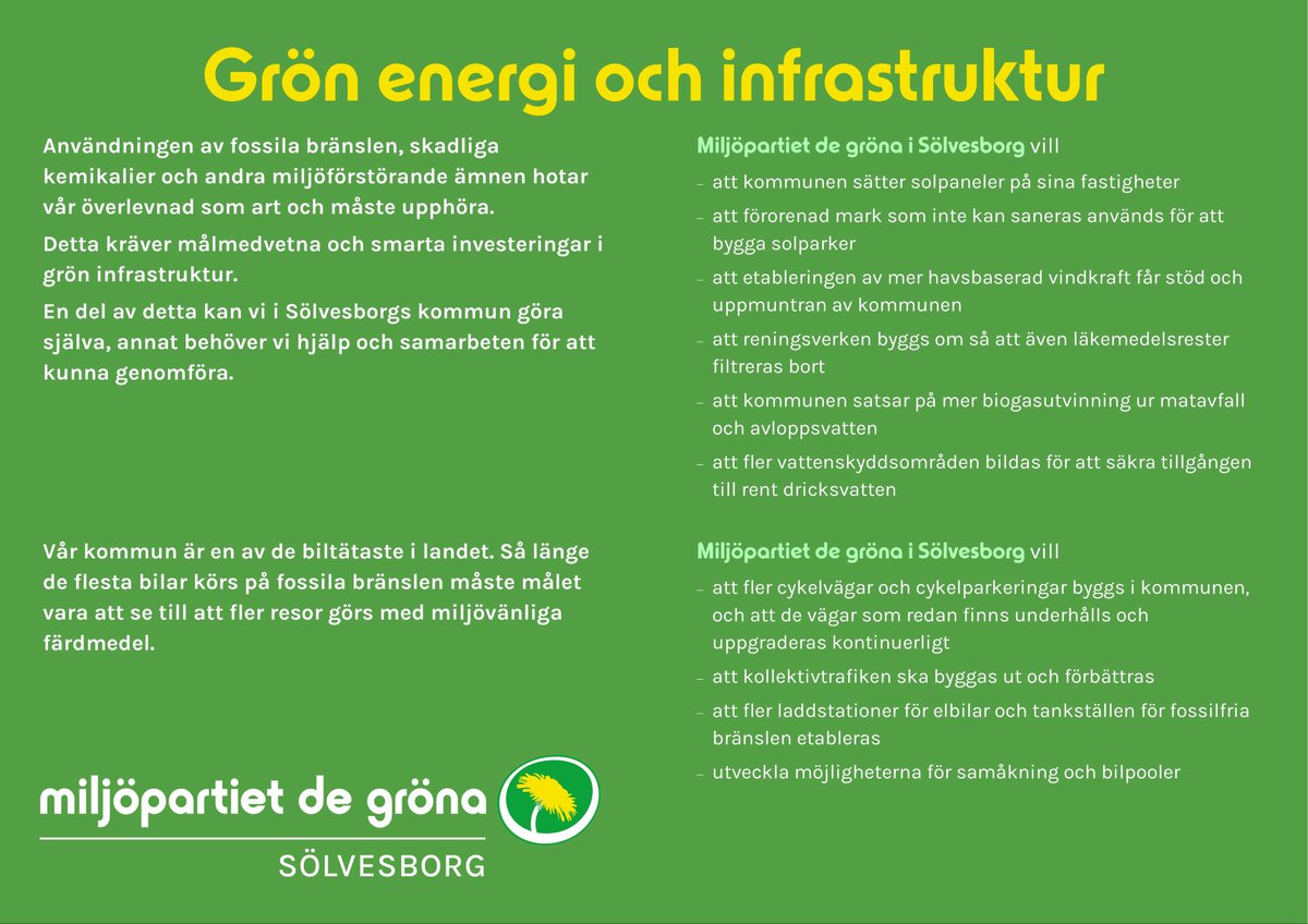 MPSolvesborg's tweet image. Sölvesborg behöver mer grön energi!