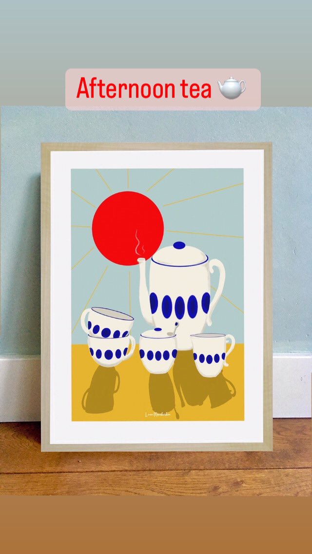 lvmoerkerken's tweet photo. Vraagje; drink jij nog steeds thee met deze hitte? Ik wel!
Call me crazy, maar ik ben dan ook een enorme theeleut 😁
Wil jij deze ook aan je muur of cadeau doen aan een echte thee fanaat? Check link in bio.  #summervibe #kritaartist ##afternoonteaparty https://t.co/sOjPWVHLuR