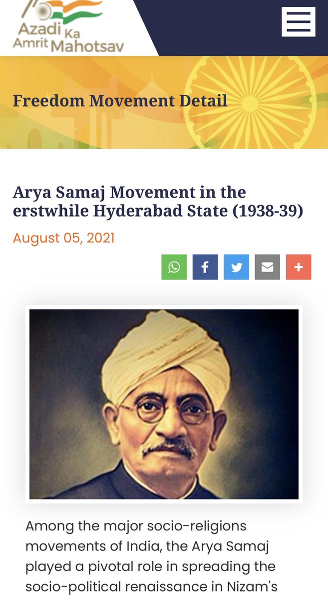 DharmSamrat's tweet photo. Do People outraging for T Raja Singh and demanding #arrestowaisi in #Hyderabad know that it was Arya Samaj who fought for the equal rights of Hindus under Nizam rule? https://t.co/KHQIIW4INA