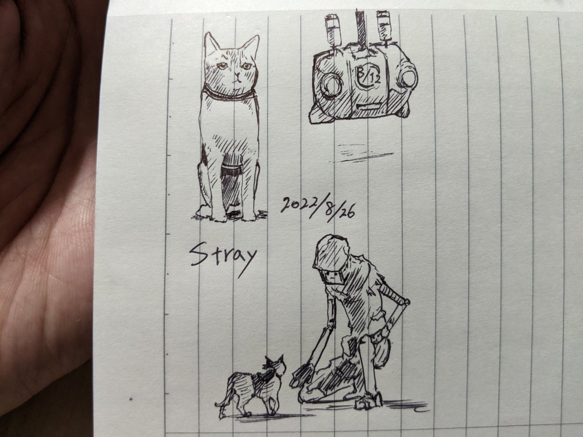 Strayは個人的今年一のゲームだった カキカキ。 