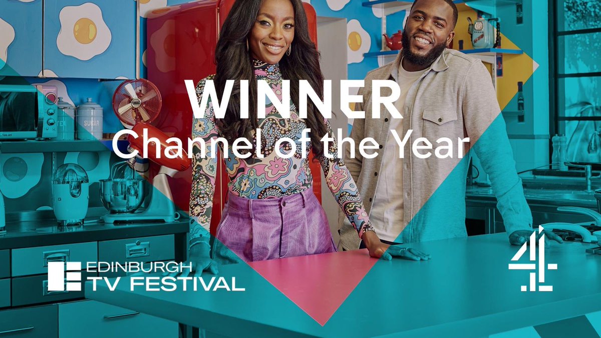 Thrilled that Channel 4 named Channel of the Year at the Edinburgh International TV Festival. Hats off to all the brilliant colleagues who commission, fund and bring audiences to our shows…and especially the hugely talented producers who make them #edtvfest #edtvawards