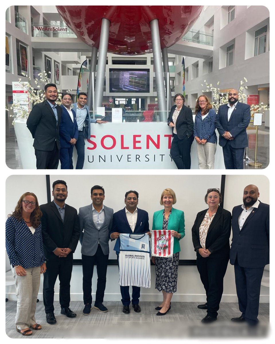 UK Elite Sports Group #UKESG was delighted to facilitate today’s exciting visit of <a href="/GISB_India/">GISB India</a> to <a href="/SolentUni/">Southampton Solent University</a>. 

We discussed the formation of our innovative bilateral collaboration to empower and provide inclusive opportunities for #Indian #students 🇬🇧🇮🇳
