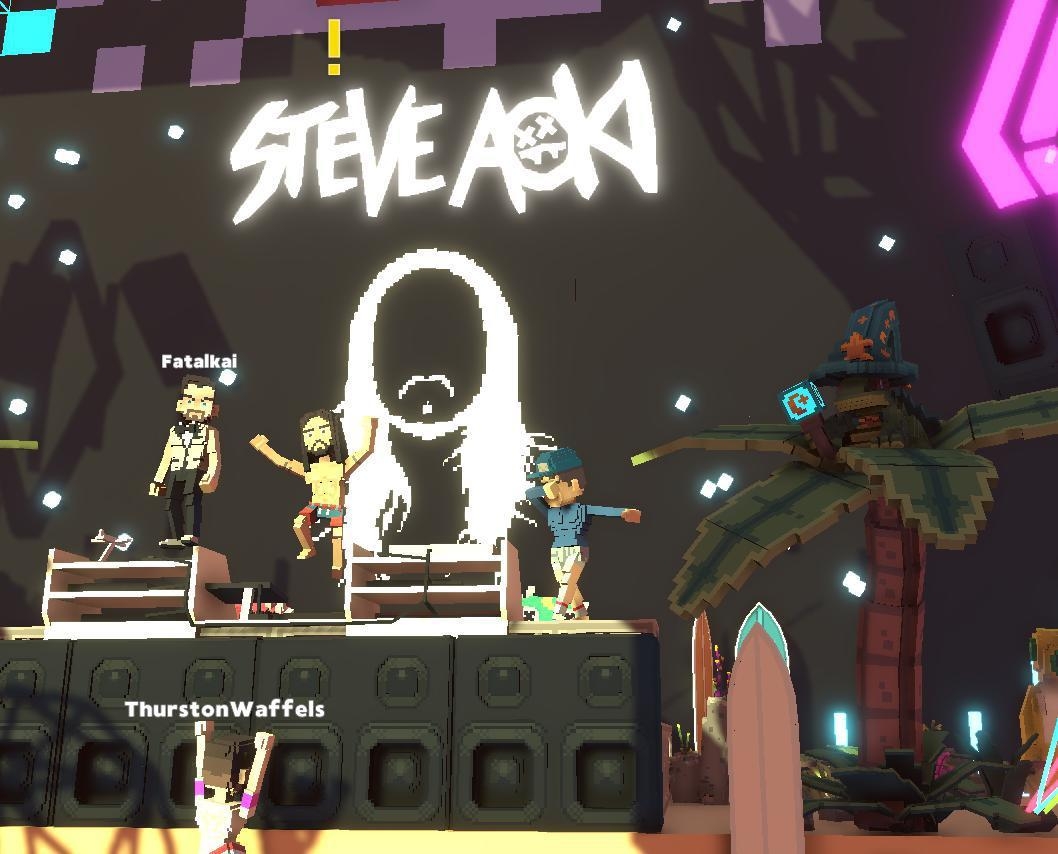 <a href="/TheSandboxGame/">The Sandbox</a> <a href="/steveaoki/">Steve Aoki</a> I just participated in the #SandboxAlphaS3Giveaway for a chance to win 500 SAND! On stage with Steve Aoki, check out my screenshot below!
👇