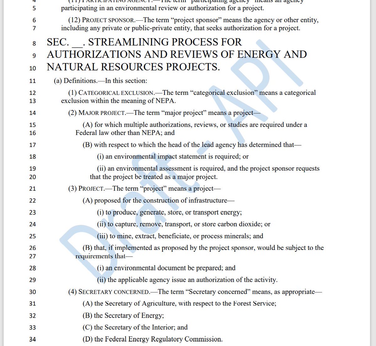 @RepRaulGrijalva refers to leaked draft legislation with an API watermark and points to media reports saying Dem Leaders “have agreed to advance a series of anti-enviro & anti-enviro  justice provisions, at the behest of the American Petroleum Institute (API).”