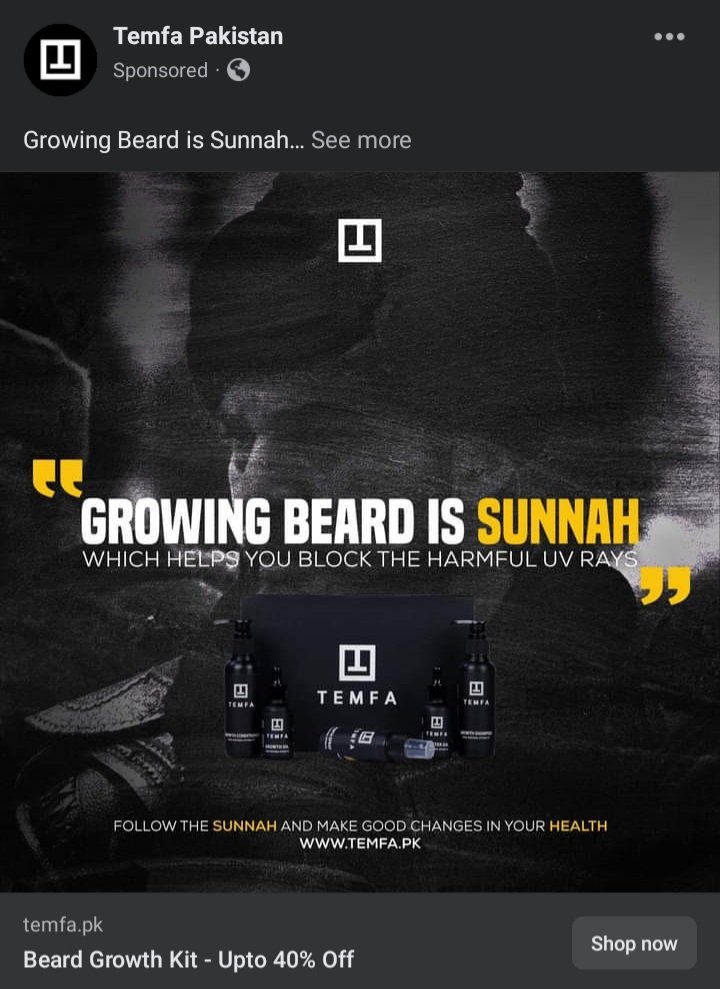 momophd's tweet photo. You get to be a good Muslim who is safe from UV radiation. The company gets to earn money. A win-win if ever there was one. https://t.co/RLUJjAN1uD