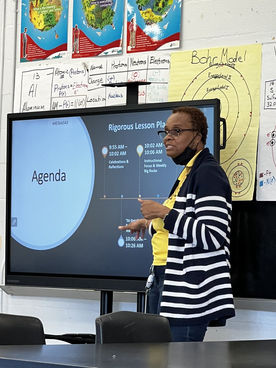 TJCotter's tweet photo. An engaging PLC led by @srogers22 &amp; the Science Team this morning! Today’s focus was rigorous lesson planning and At Bats. 

#BlazingTrailsofExcellence https://t.co/AfNe6YMdj0