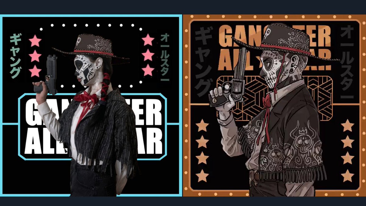 c0wsayswhat's tweet photo. 3rd #GASCosplay
Join us, dance with the dead!
💀 Hector and The Esqueleto 💀
@Skew_view @_xtcangel_ @Cryptovius1 @Jesture_0 @0xRimuru_eth #GASisWATCHING #GASWAY https://t.co/oMePRqzHog