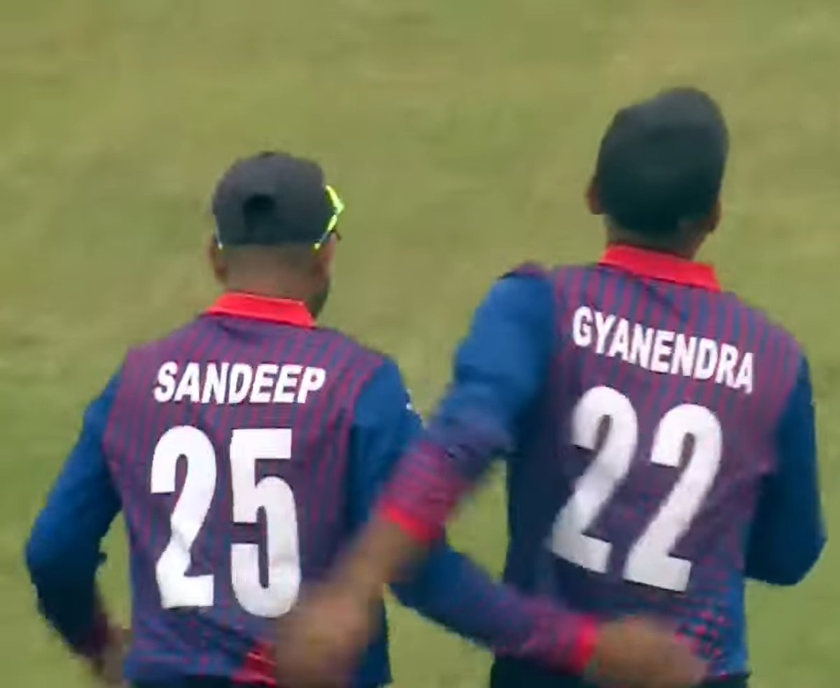 977Nepal's tweet photo. Celebrating wicket  @Sandeep25 &amp; @gyanu_gm11 https://t.co/ekIxdx9qb2