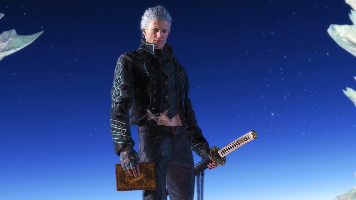 DEVIL MAY CRY 5 - Black Hair Dante VS Vergil (EX Dante Costume) 