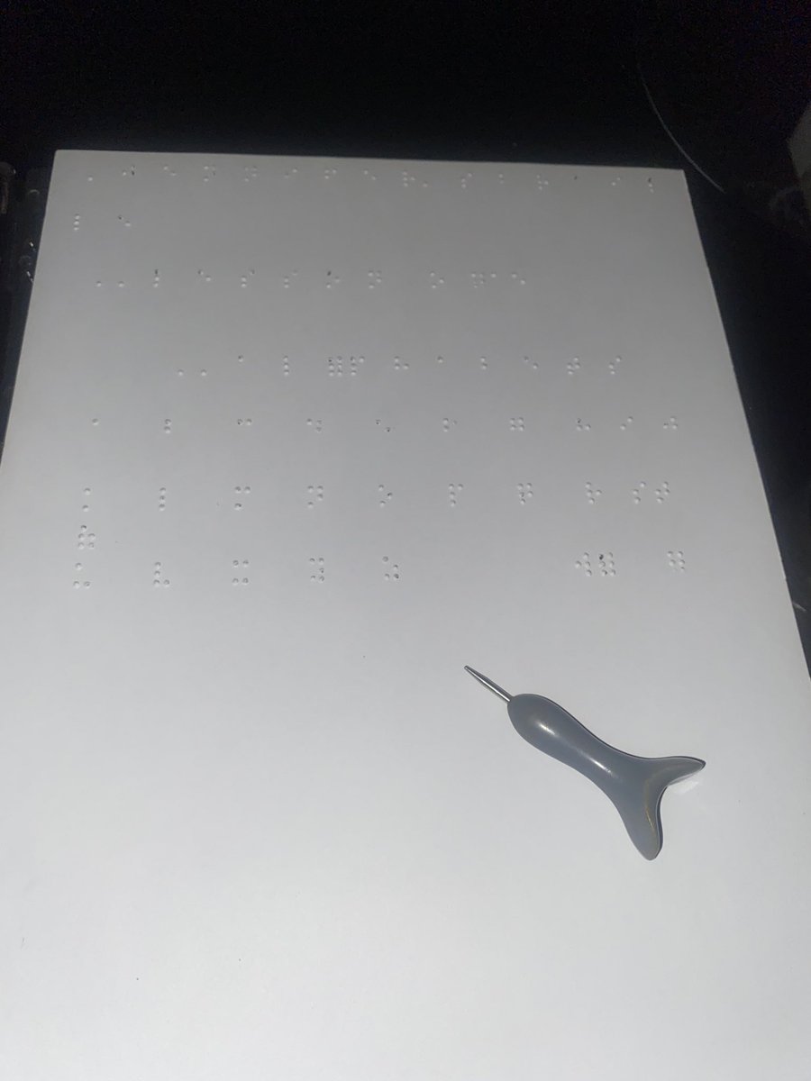 InnocentGenny's tweet photo. If I’m not sowing clothes I’m  busy with my Braille ❤️
I’m used to the Machine 🤦‍♀️ still wanna get use to the Slate and stylus ✌🏻 https://t.co/0iTmWfofLV