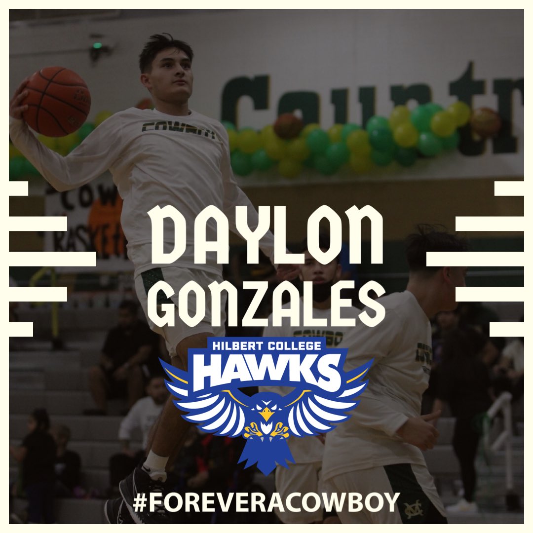 Best of luck to Cris Villarreal &amp; Daylon Gonzales as they begin their first year of college and prepare for their respective college basketball season!!!

We are all so proud of you!!!

#ForeberACowboy 
<a href="/ollu_s/">OLLU Men’s Basketball</a> 
<a href="/HilbertMBB/">Hilbert College Men’s Basketball</a> 
@DaylonGonzales 
<a href="/imthatkidcris_1/">cristoball</a>