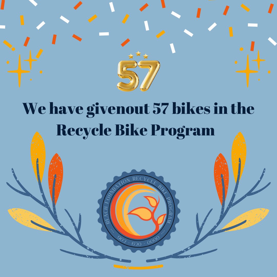 We are happy to have put smiles on our islanders' faces with the help of the Recycle Bike Program🤗
Applications are still open for those interested in getting a fully or partially subsidized bike.
Thank you for supporting Reach!
#pei #mentalhealth #addiction #Recyclebikedonation