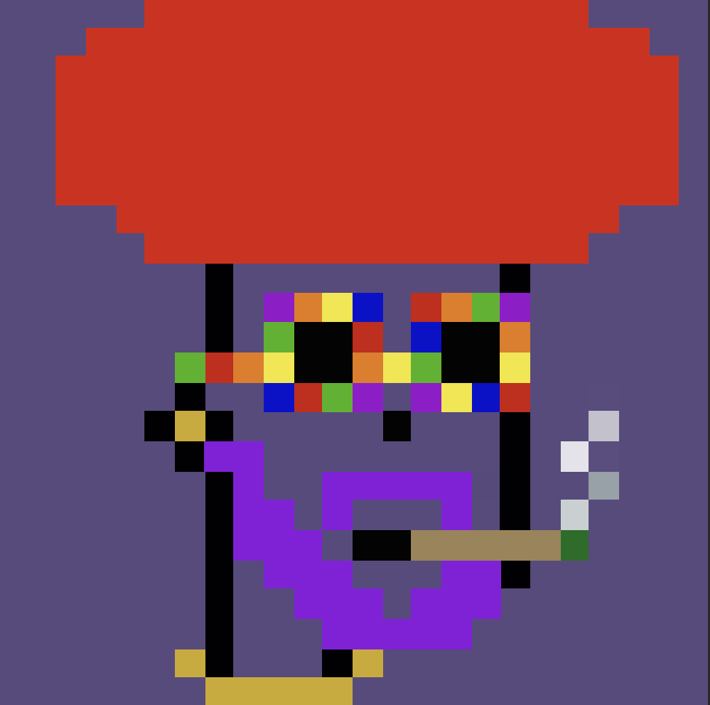 UKryptopunks's tweet photo. 🚨 RARE ALERT🚨 S/O to all the #LGBT who smoke weed, stay dripped and got that swag .Diversity yall! #urbankryptopunks #NFT #NFTs #nftcollector #NFTcommunity #weedsmokers #PRIDE #afro #cryptopunks #$SWAG #drip #nft #PolygonNFT #polygon https://t.co/1uVpet2wpL