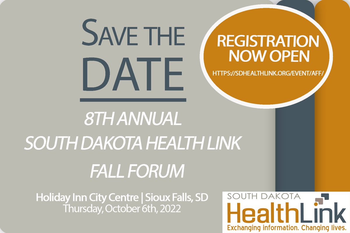 SDHealthLink's tweet photo. SDHL Fall Forum opening remarks by Joan Adam @SDDOHJA, Department of Health Cabinet Secretary @SDDOH
Register Now
https://t.co/iBQFNaqHoR https://t.co/bjiMSx72di