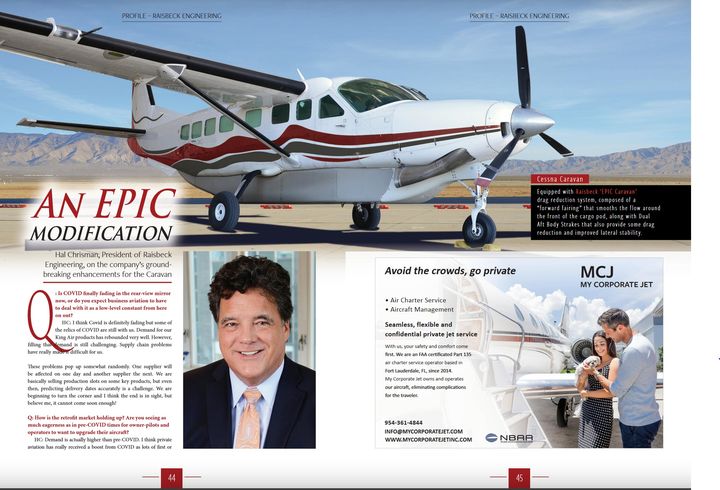 RaisbeckEng's tweet photo. Our President, Hal Chrisman, talks to Business Aviation Magazine on Raisbeck's latest Epic Modification. Check it out

https://t.co/pKrJBvOPVa https://t.co/dk7ML6sCGS